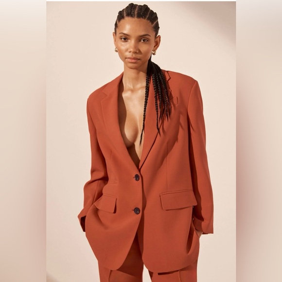Shona Joy Jackets & Blazers - SHONA JOY  Irena Oversized Blazer Brick Orange